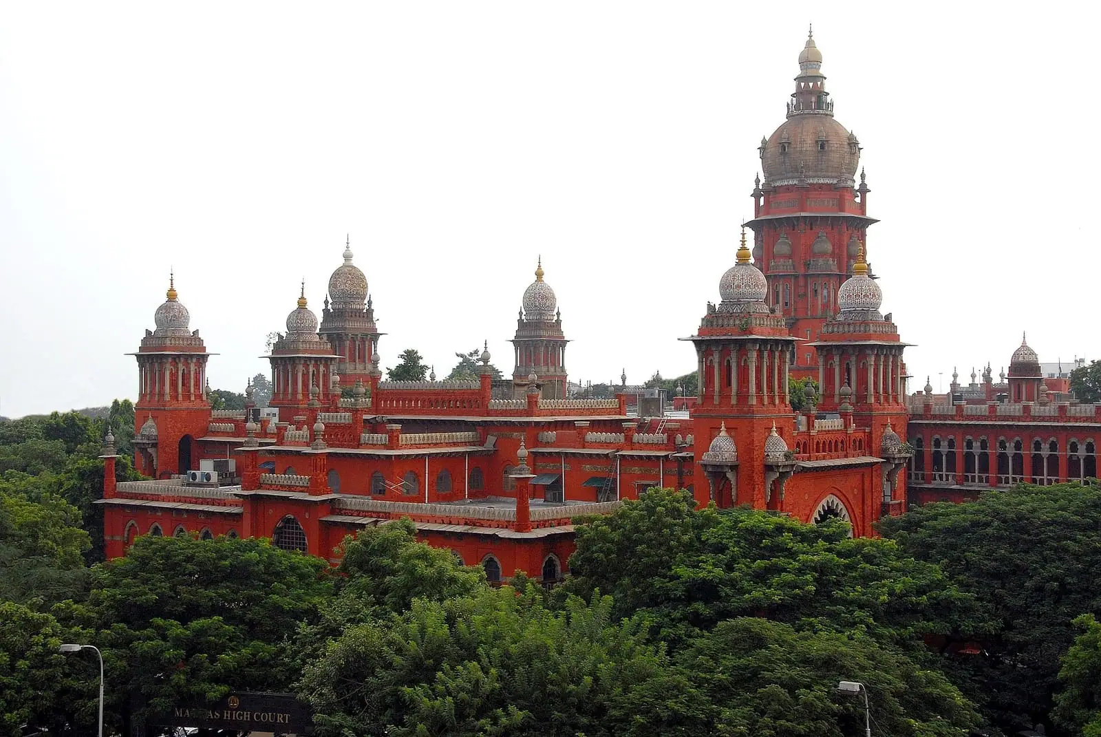 The Madras High Court, where Justice V. Lakshminarayanan passed an interim order on Wednesday.