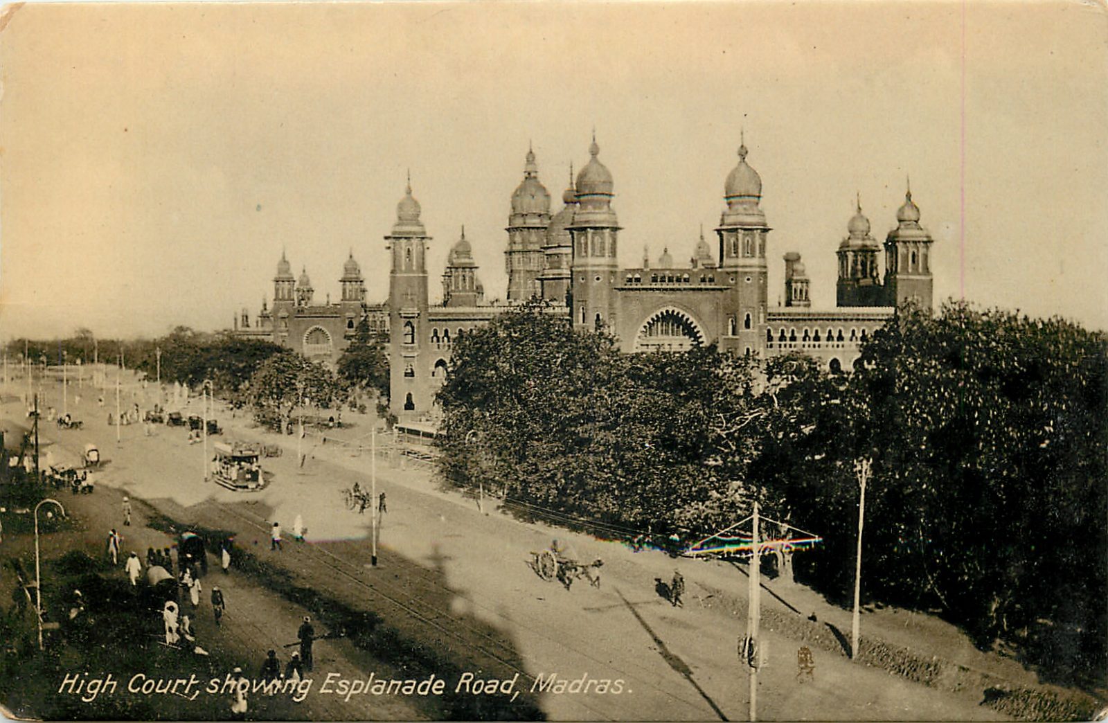 The red-brick Madras High Court building in Chennai