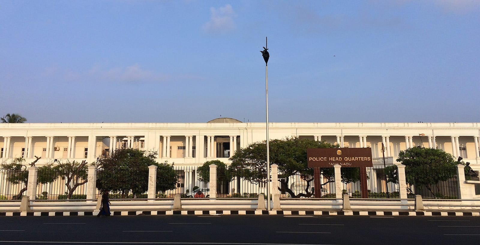 Tamil Nadu Police headquarters on Beach Road, Chennai